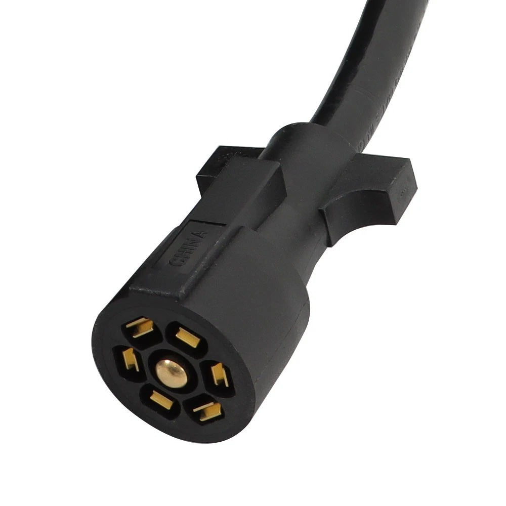 7 Way 7 Pin Trailer Extension Cord for Trailers (12FT)