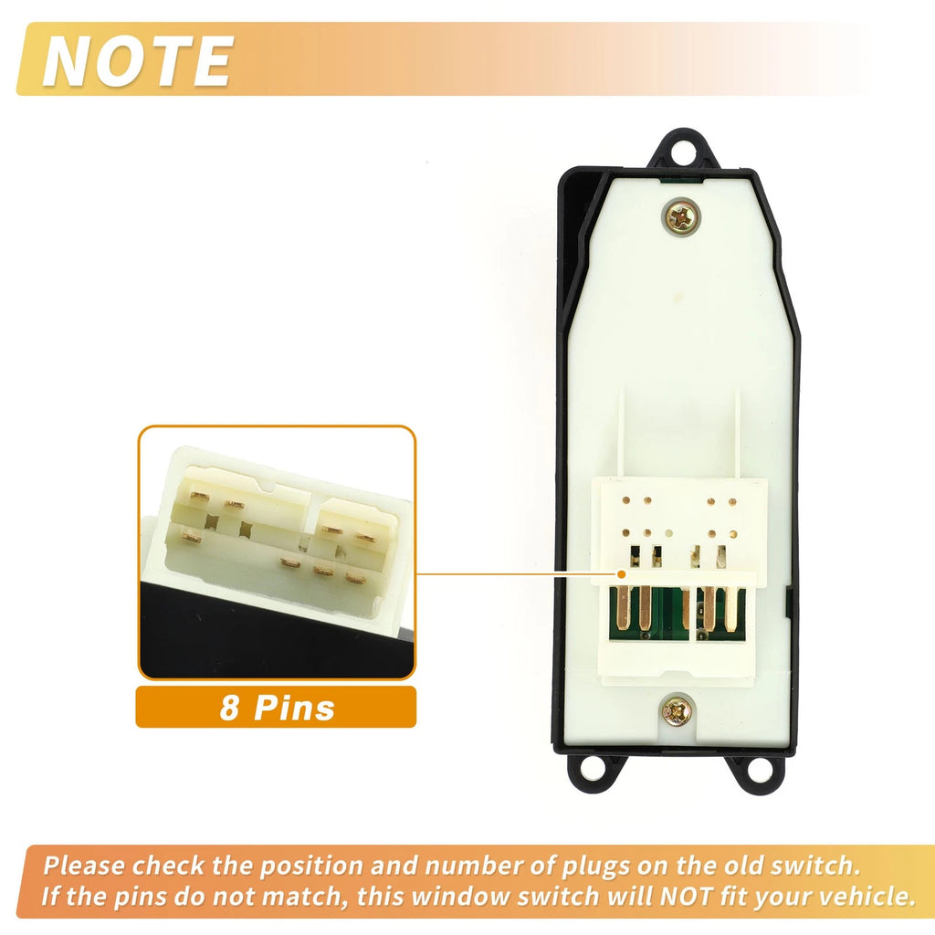 Power Window Switch for Toyota Yaris (1999–2005) No. 8482010090