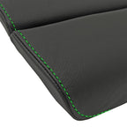 Leather Synthetic Console Armrest Cover for Lincoln MKS (2009–2016) Green Stitch