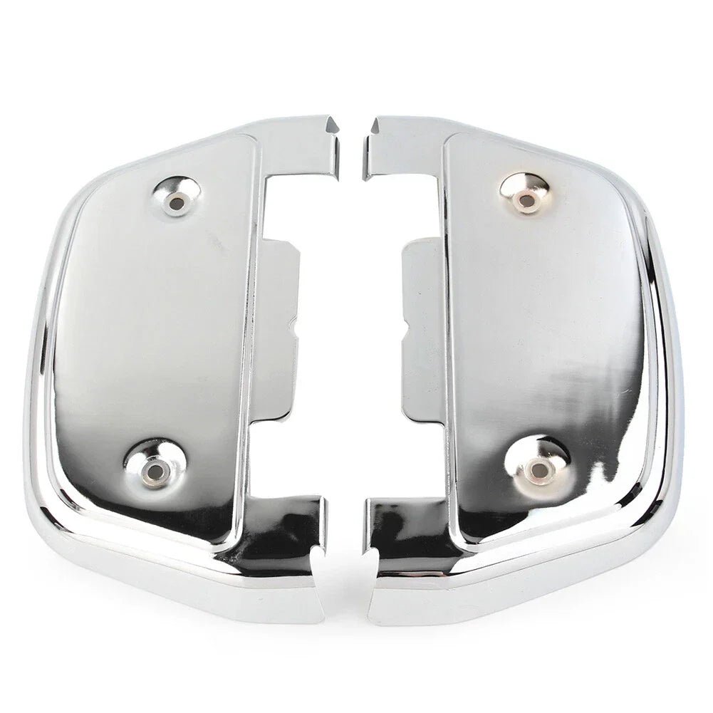 Chrome Passenger Footboard Covers for Harley Touring Road Glide (2014-2023)