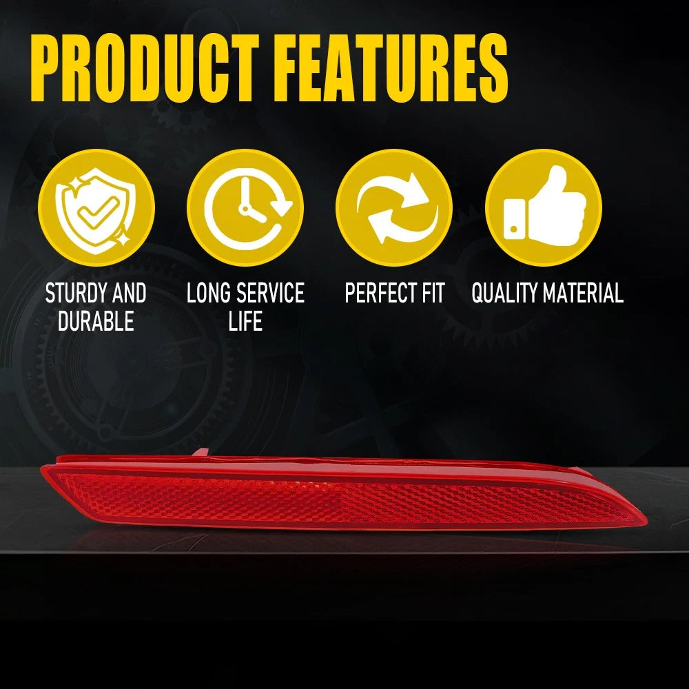 Bumper Reflector for Acura TSX Wagon (2011–2014) Rear Passenger Side HO1185103