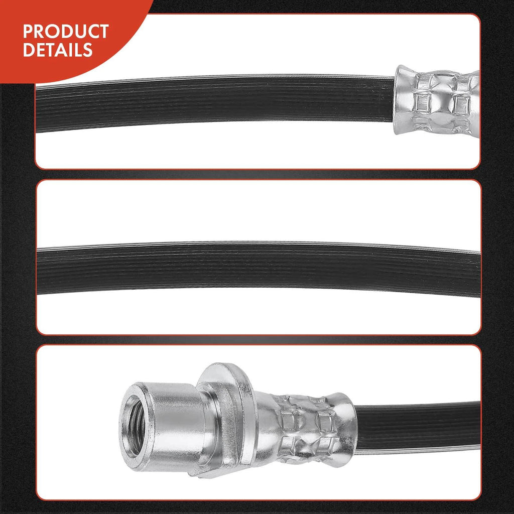 2X Rear Outer Brake Hydraulic Hose for Honda Pilot, Acura MDX (2003–2008)