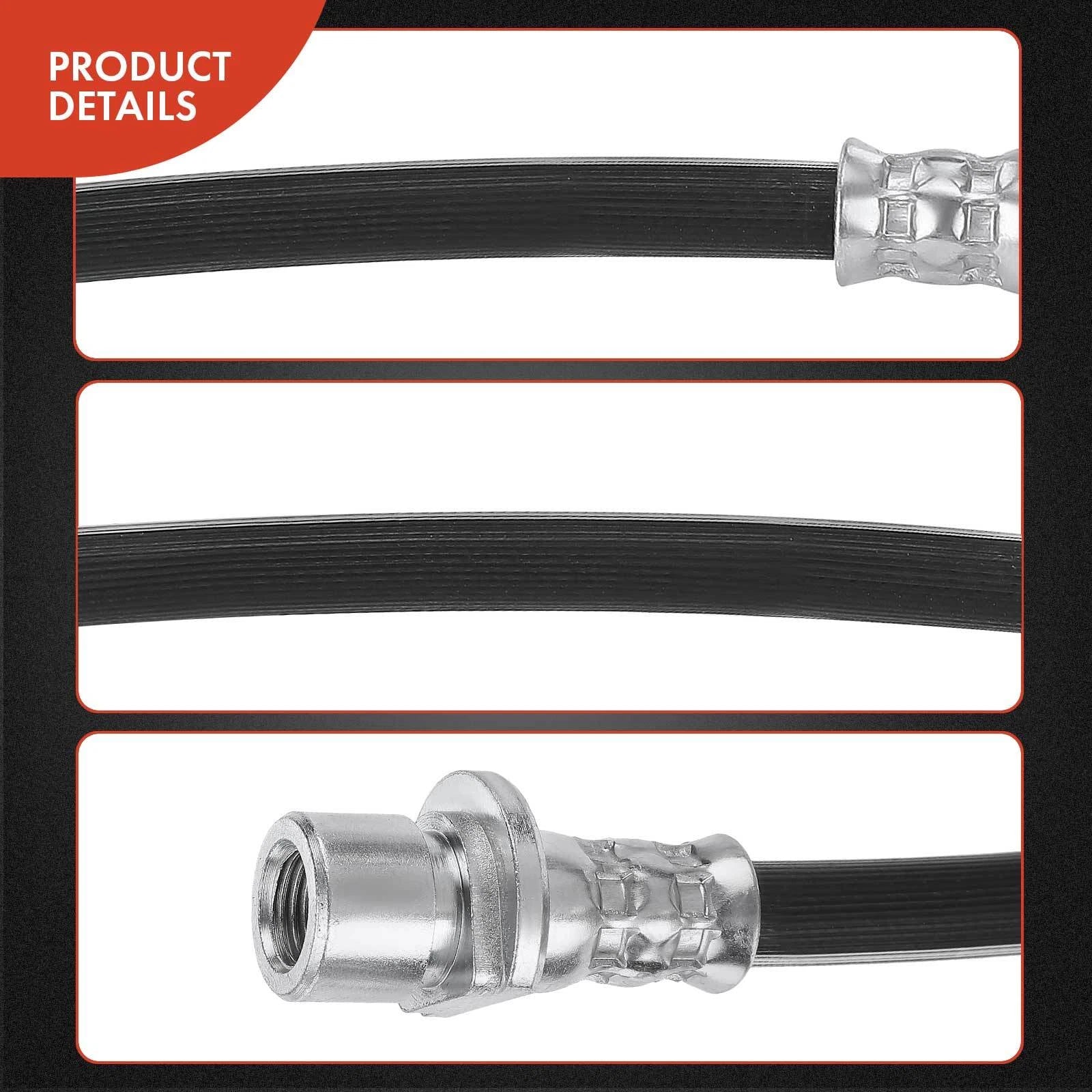 2X Rear Outer Brake Hydraulic Hose for Honda Pilot, Acura MDX (2003–2008)
