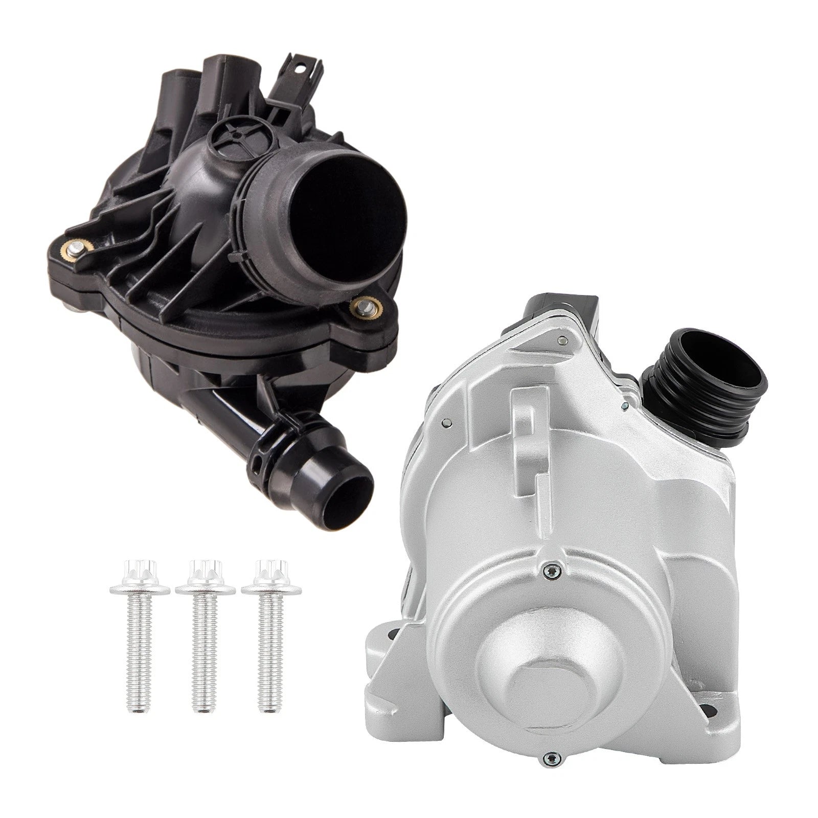 Water Pump with Thermostat & Bolts for BMW E60 E83 E91 E92 128i 325i 328i 528i