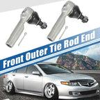 2X Front Outer Tie Rod End ES3438 for Nissan Altima 