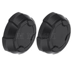 2X Matte Black Front Rim Caps for Polaris Ranger 570 Crew (2015–2023)