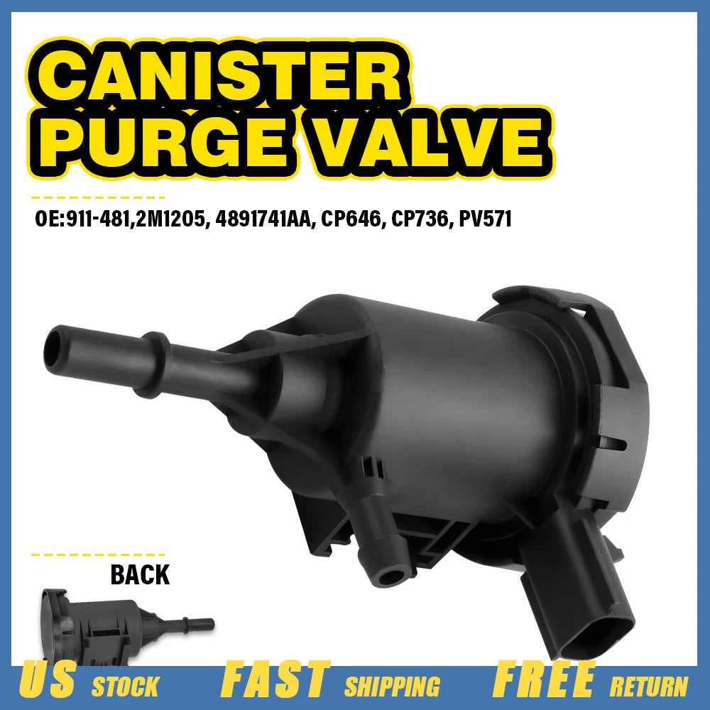 4891741AA Vapor Canister Purge Valve for Dodge Chrysler Jeep (2008–2017)