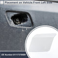Front Left Bumper Headlight Washer Nozzle Cover for BMW X5 (2013 - 2018) White