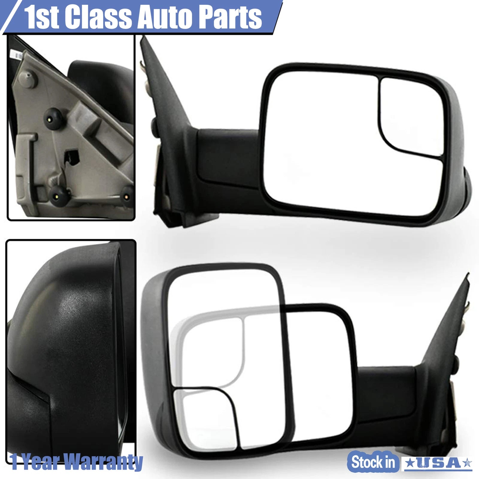 Left Towing Mirror for Dodge Ram 2500 3500 (2002–2009)