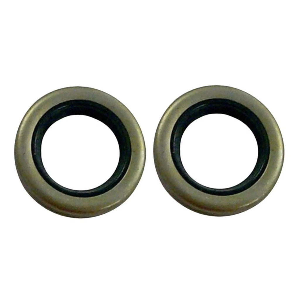 2Pcs Drive Shaft Seal for Evinrude Johnson Outboard (18-2062, GLM 86250)