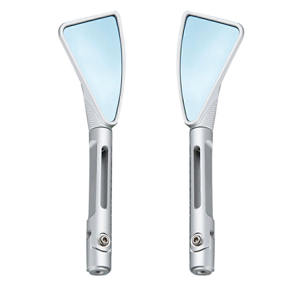 Set of 2 Rear View Side Mirrors for Suzuki GSXR 1000 (2001–2004) GSXR600 (2001–2005) Silver