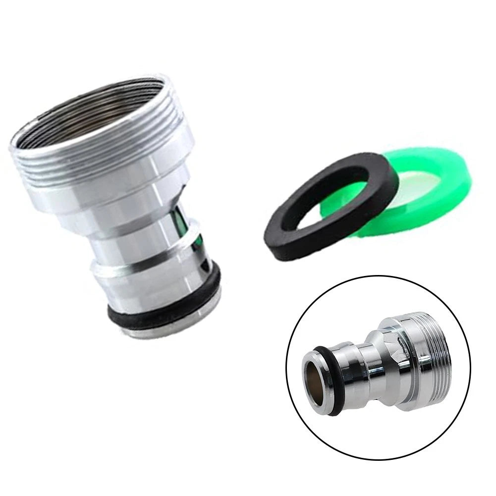 Stainless Steel Faucet Nozzle Adapter for Washing Machine (Compatible)