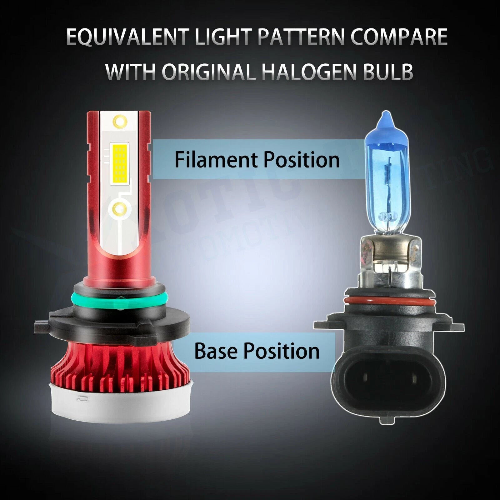 LED Fog Light Bulb for Lexus IS250/IS350 (2006-2010) 6000K White 9006