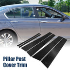6pcs Door Window Pillar Post Protector Trim for Honda Accord (2014–2018)