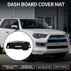Dashboard Cover Mat for Nissan Tiida C11 (2004–2014) Black Blue Set of 1