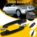 Door Handle for Hyundai Accent (2006–2011) Front Driver Passenger Side Outer Black