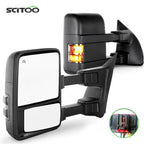 Tow Mirrors for Ford F250 F350 Super Duty (2008–2016) Power Heated Smoke Signal