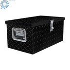 Black Aluminum Tool Box for Truck Trailer Storage (20" x 12" x 9.5")