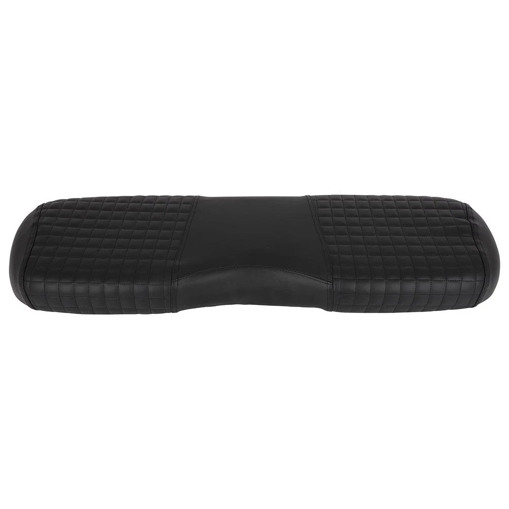 Universal Black Vinyl Golf Cart Seat & Back Cushion Covers