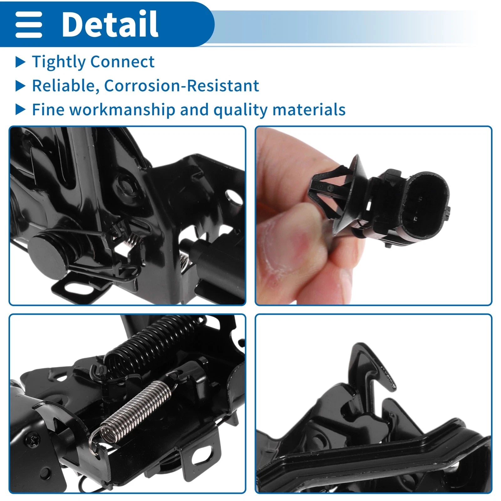 Hood Latch Assembly for Hyundai Kona (2018–2023) No. 81130J9000