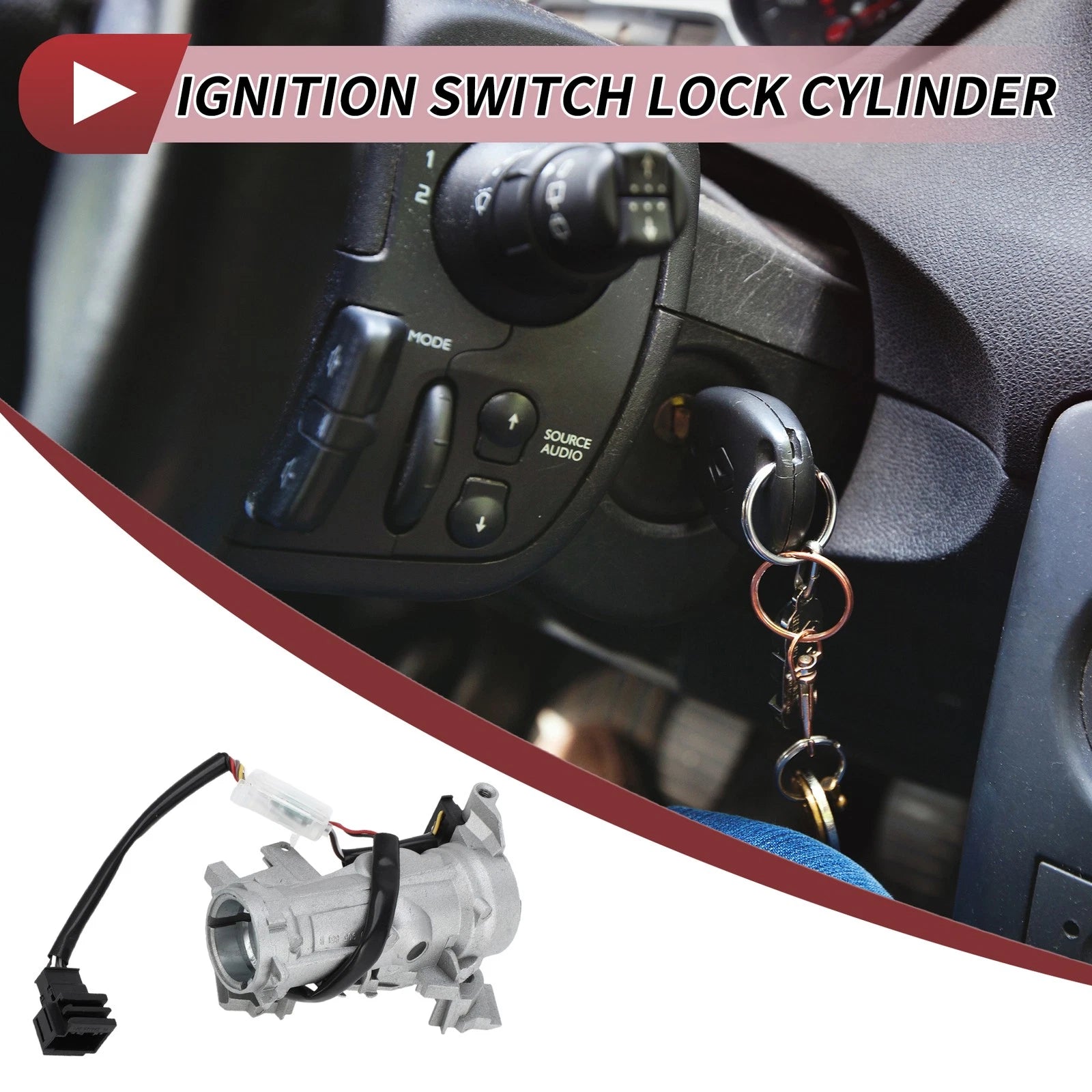 Ignition Lock Cylinder Assembly for Volkswagen Beetle (2012–2019) No. 5C6905841