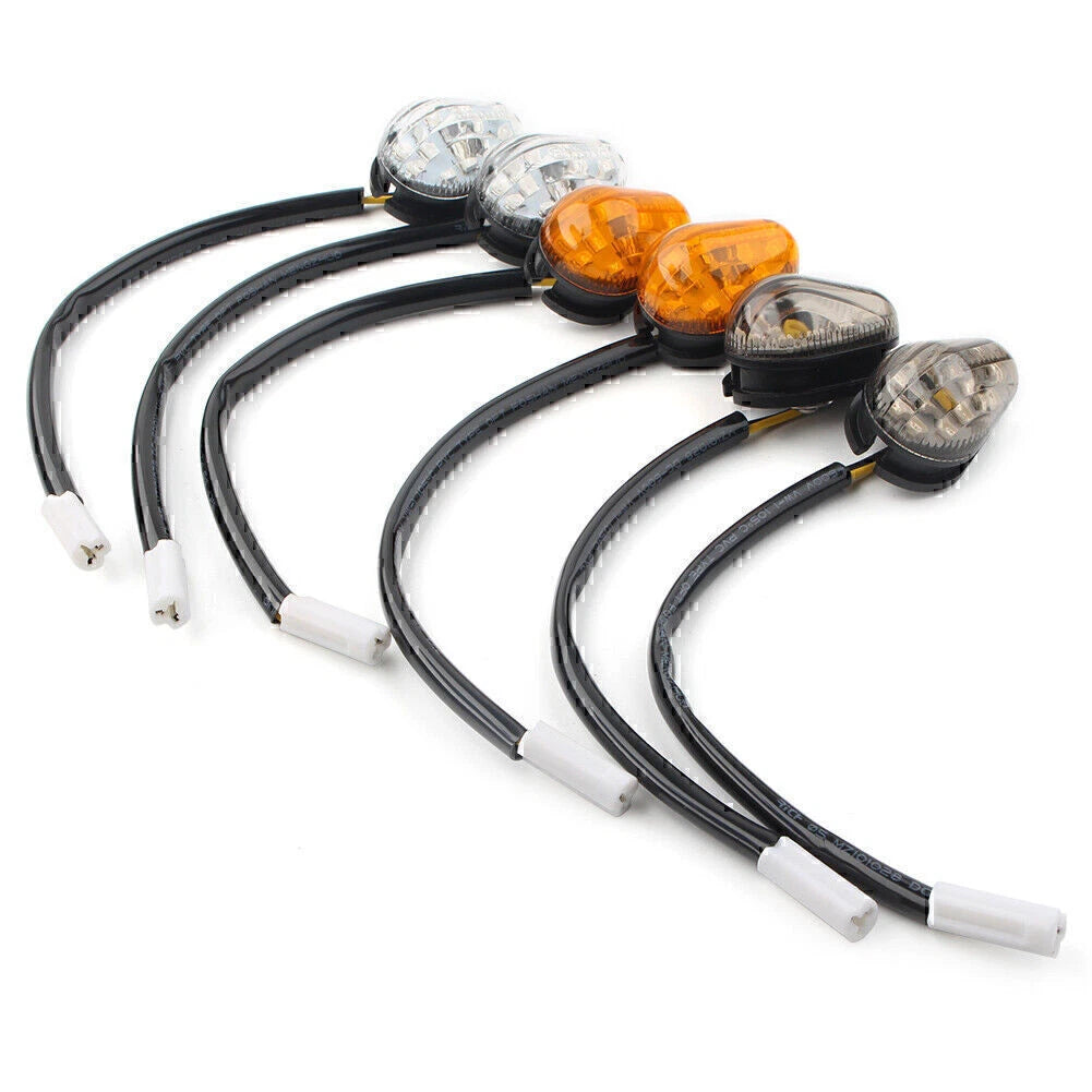 2X Amber LED Turn Signal Light for Yamaha FZ10 (2017–2020), FZ03 (2016–2020), FZ25 (2017–2020), FJ-09 (2015–2018), XSR700 (2016–2020), XSR900 (2016–2020)