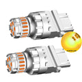 2X 3157 3057 3457 4057 LED Amber Turn Signal Light Bulbs for