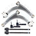Set of 6 Front Lower Control Arms with Ball Joints for Saturn Aura (2007–2009)