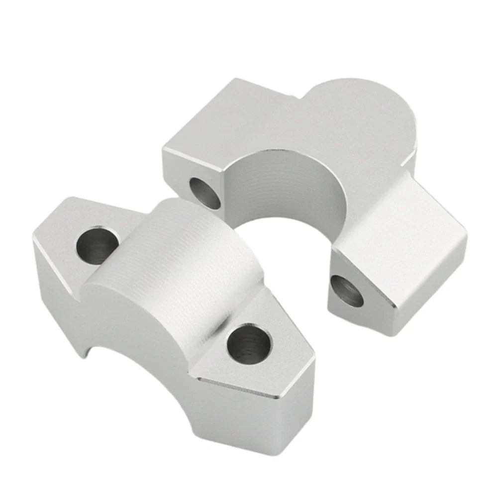 Handlebar Riser Clamp Mount Adapter Silver for Honda ADV 150 160 (2017-2023)