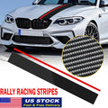 5D Carbon Fiber Decal Wrap for Universal Car Rally Racing Stripes