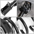 Set of 2 Rear Struts with Coil Spring Assembly for Geo Prizm (1993–2002)