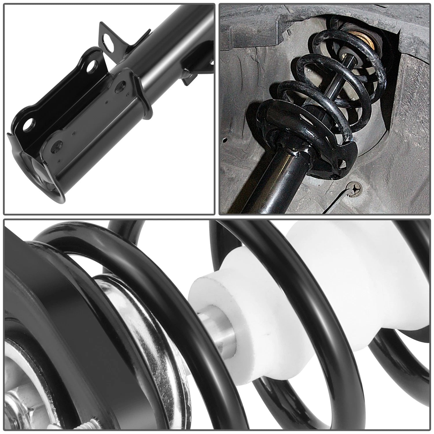 Set of 2 Rear Struts with Coil Spring Assembly for Geo Prizm (1993–2002)