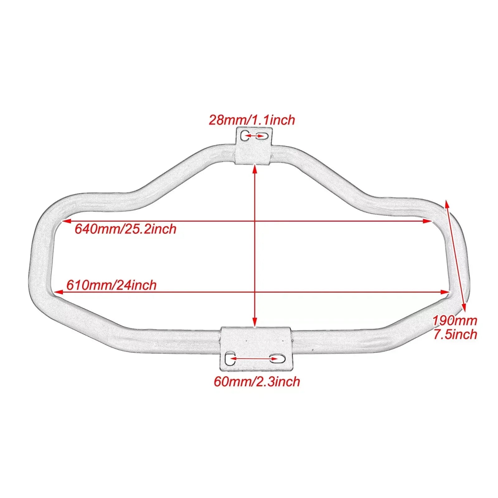 Black Engine Guard Highway Crash Bar for Harley Sportster XL 883 1200 (04-22)