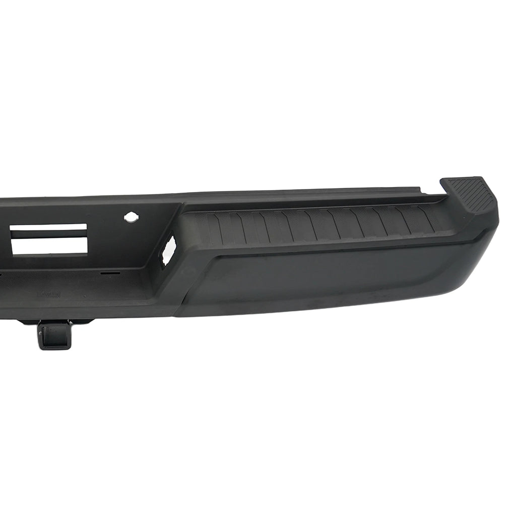 Rear Bumper Assembly for Ford F-150 (2021–2023) W/o Sensor Holes Black