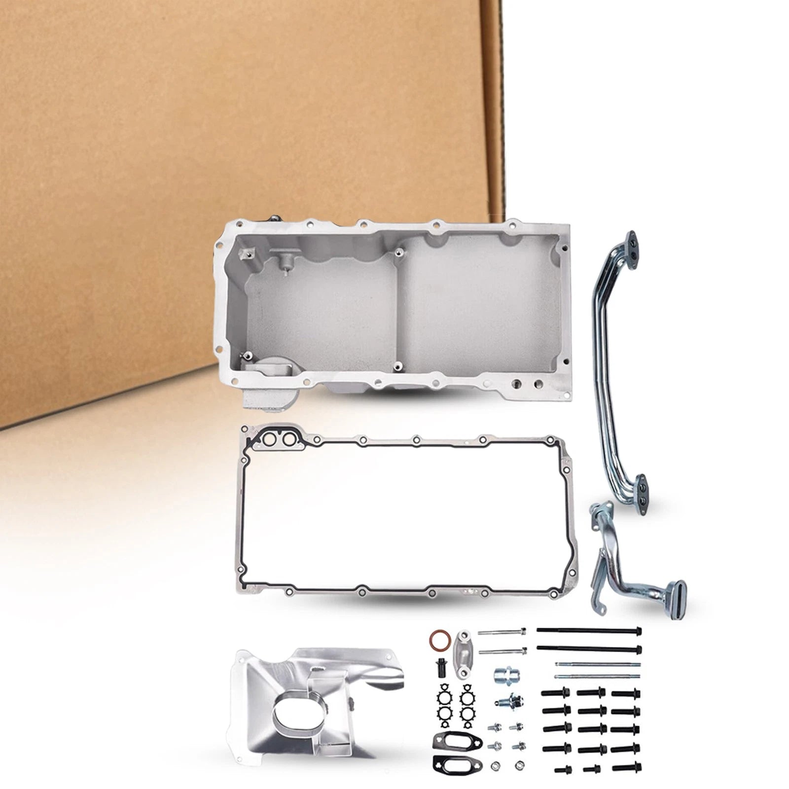 Front Engine Oil Pan for Chevy LS1 LS2 LS3 LSX (Wet Sump Retrofit)