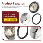 Set of 4 Engine Valve Tappet Adjustment Cover Caps for Honda FourTrax (250-400)