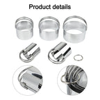 Set of 5 Stainless Steel Cake Rings with Handle for Baking