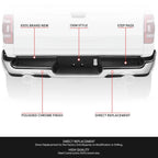 Dual Exhaust Chrome Rear Bumper Assembly for RAM 1500 (2019–2024)