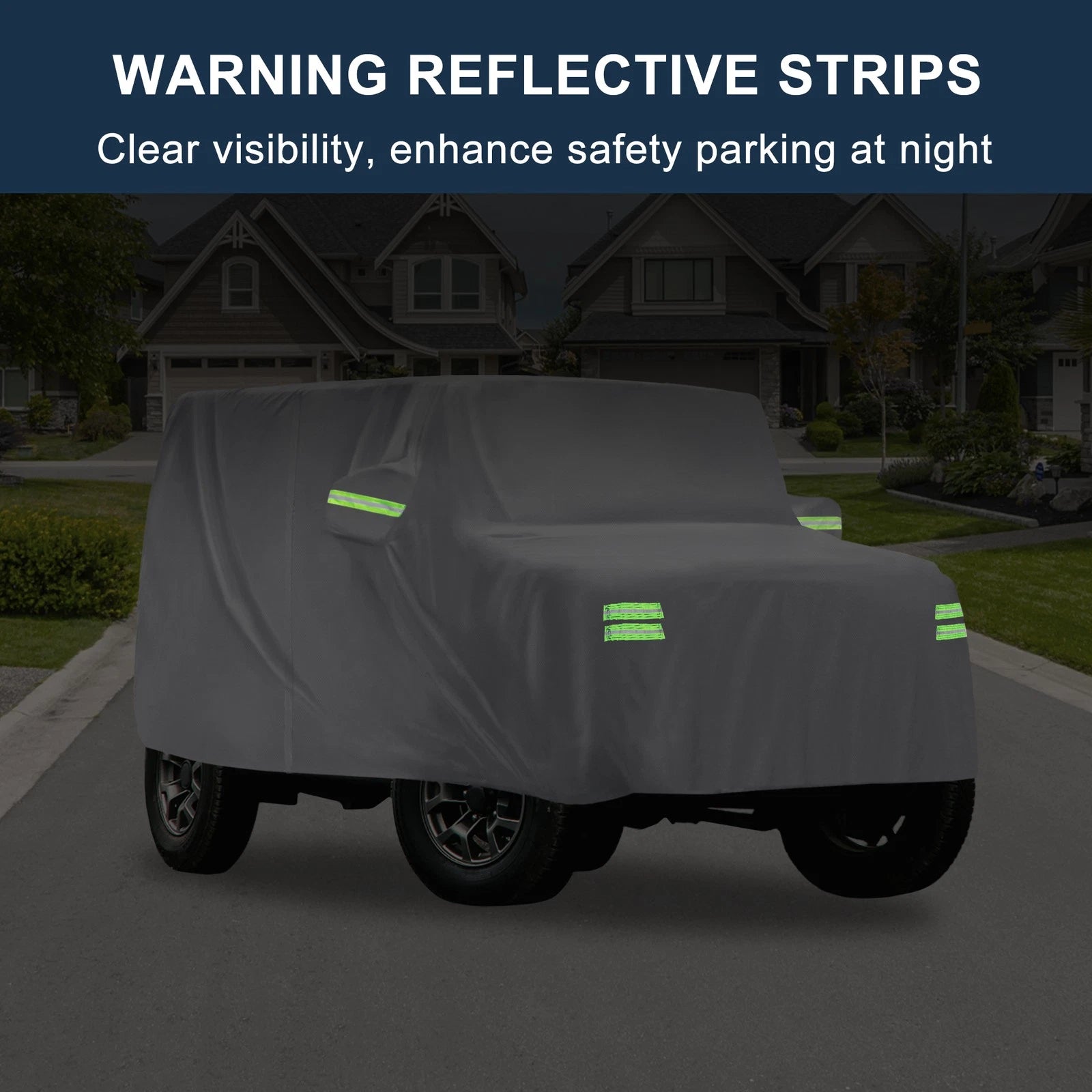 Waterproof Car Cover with Hook for Jimny JB64W/JB74W (385x148x160cm)