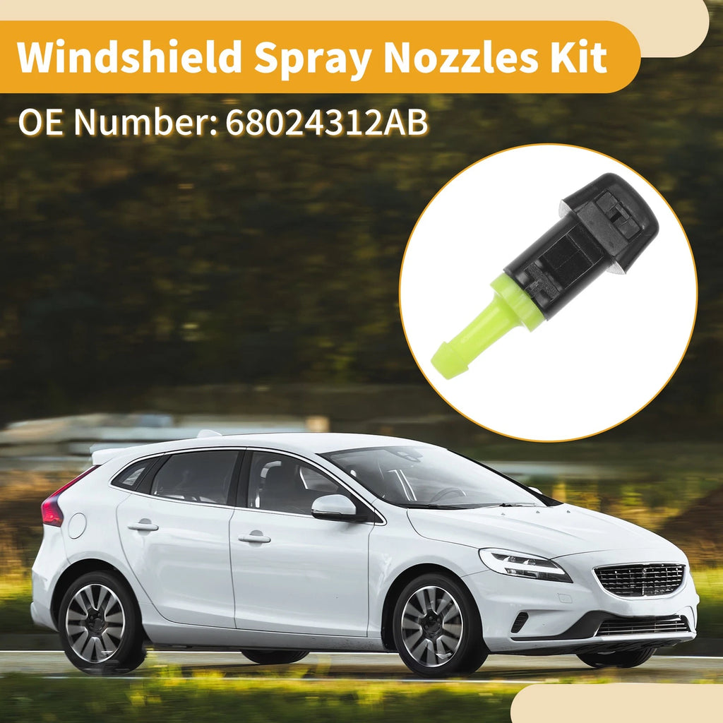 Windshield Washer Nozzle Kit for Dodge Avenger (2008–2011) No. 68024312AB, Gaskets