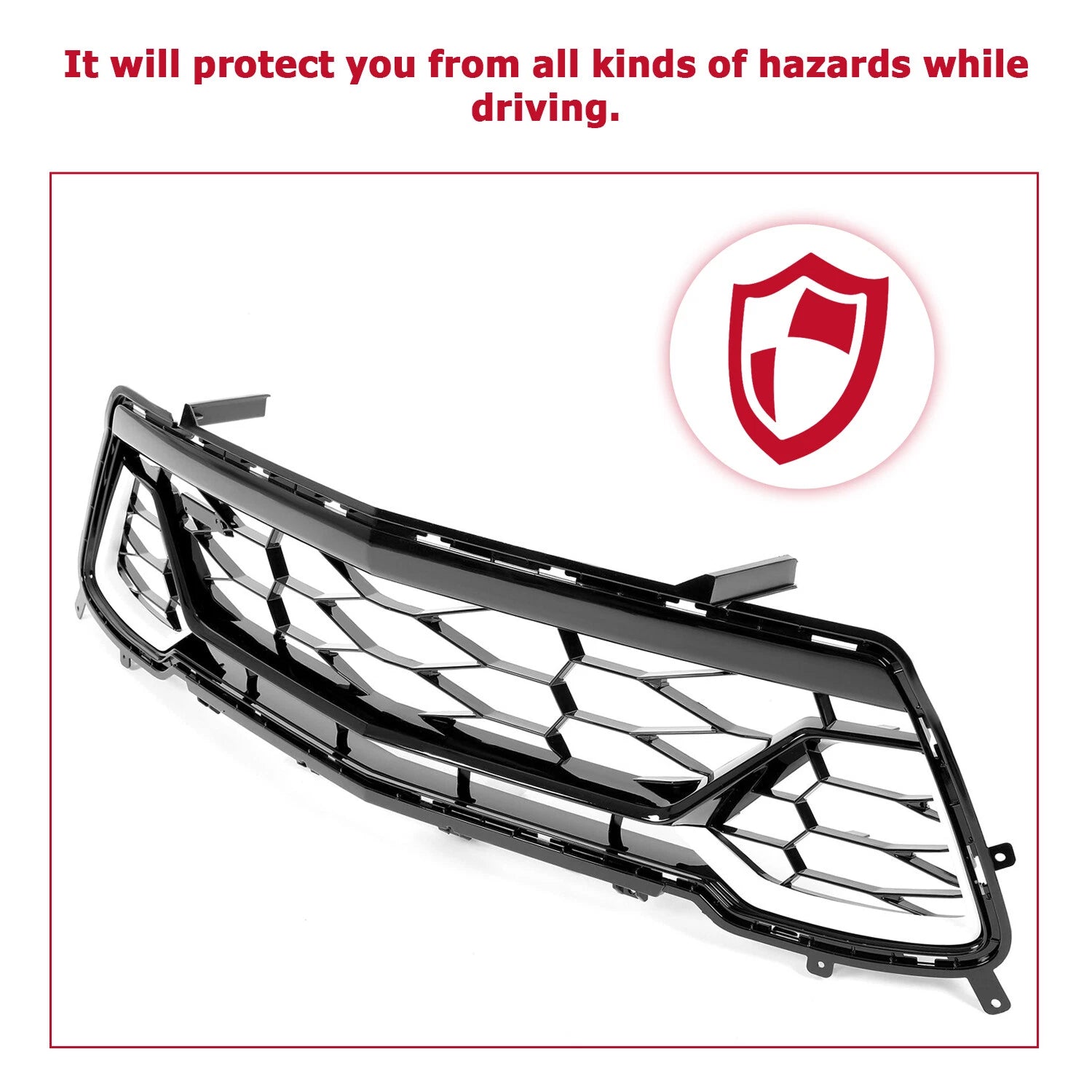 Chrome Front Lower Grille for Chevrolet Camaro SS (2016–2018) 84095981