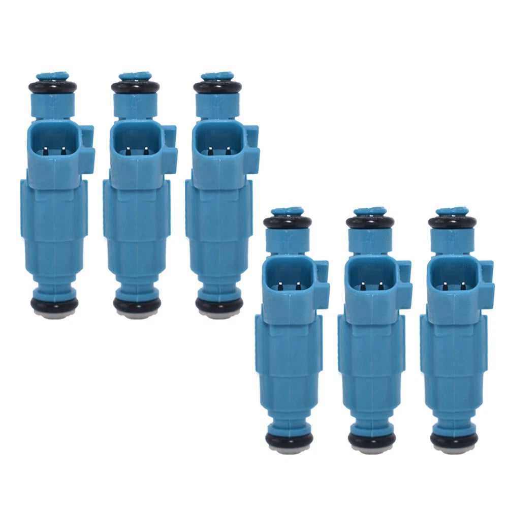 Set of 6 Fuel Injectors for Jeep Liberty Dodge Ram 1500 V6 (2002–2003)