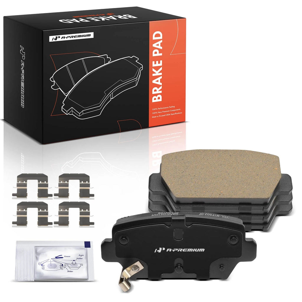 Set of 4 Rear Ceramic Brake Pads for Mitsubishi Eclipse Cross (2018–2022)