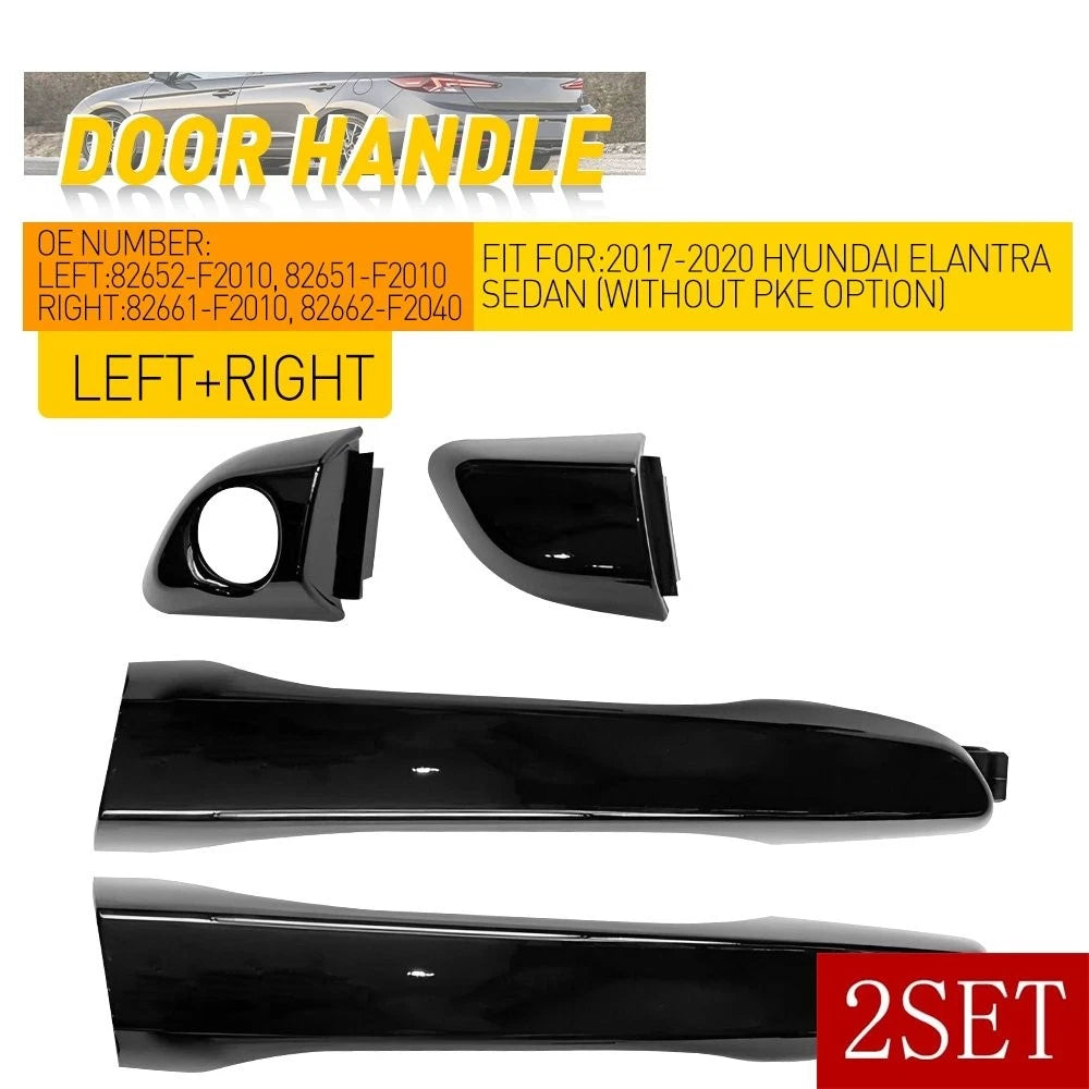 Set of 2 Outside Handle Covers for Hyundai Elantra (2017–2020)