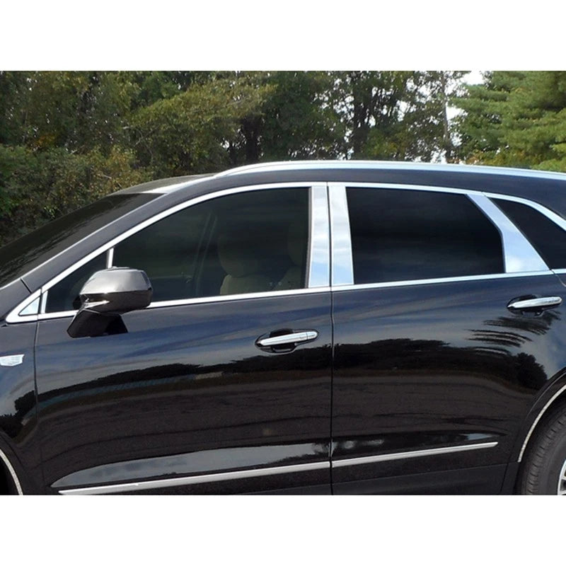 12pc. Luxury FX Pillar Post Trim for 2017-2023 Cadillac XT5 - LUXFX3812