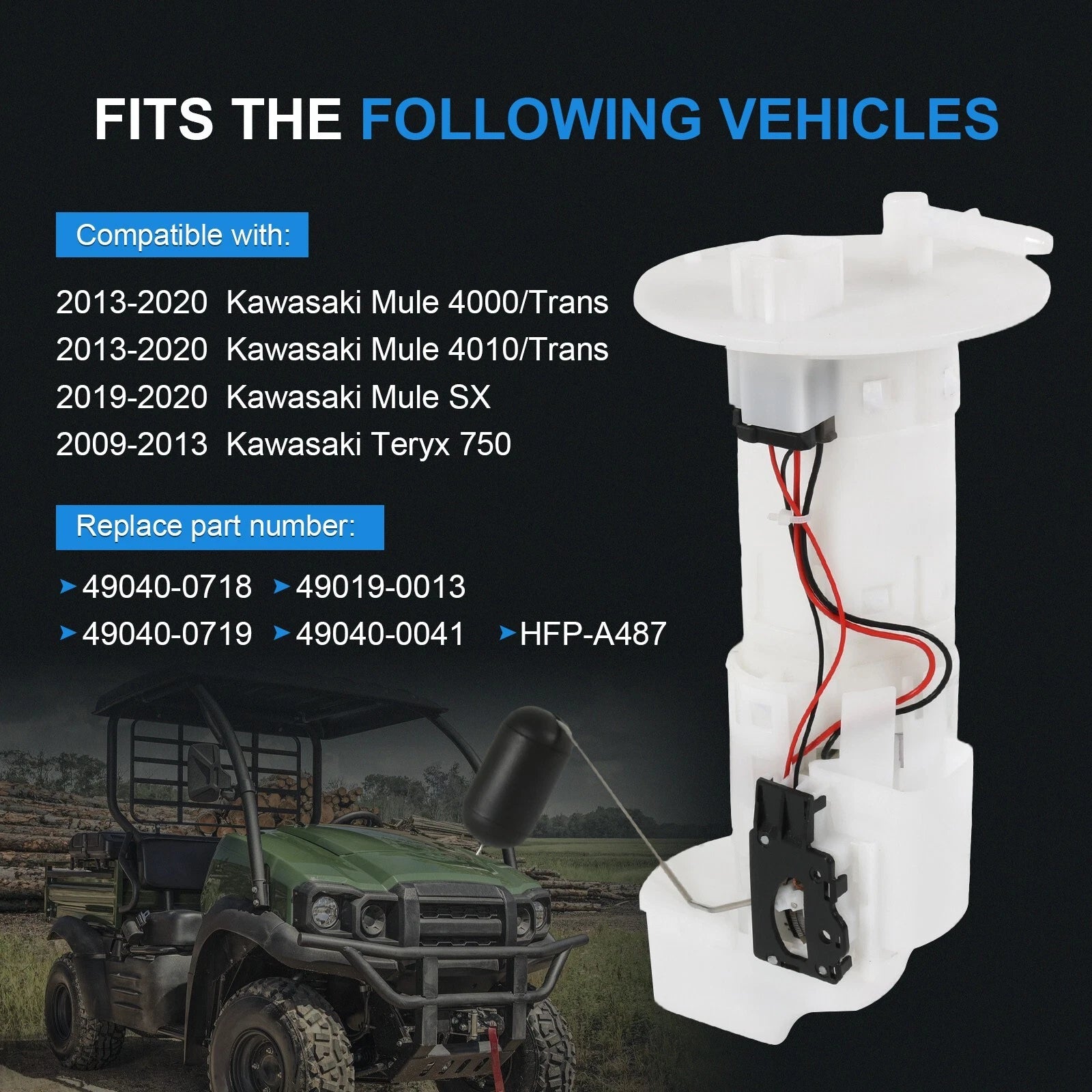 Fuel Pump for Kawasaki Teryx 750 (2009–2013)