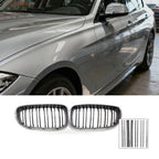 Carbon Gloss Black Dual Line Front Grille for BMW 3 GT F34 (2014–2017)
