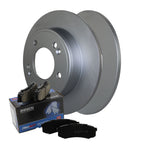 Rear Brake Kit 262mm Disc & Akebono Ceramic Pads for Elantra GT, Veloster, Forte (2013–2019)