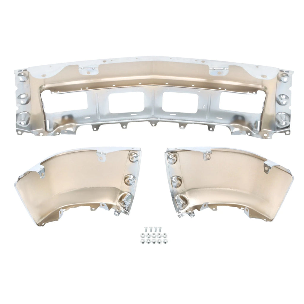 Chrome Split-Type Front Bumper for Chevrolet Silverado 1500 (2014-2015)