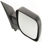 Manual Mirror for Nissan Titan (2004–2015) Passenger Side Folding Black